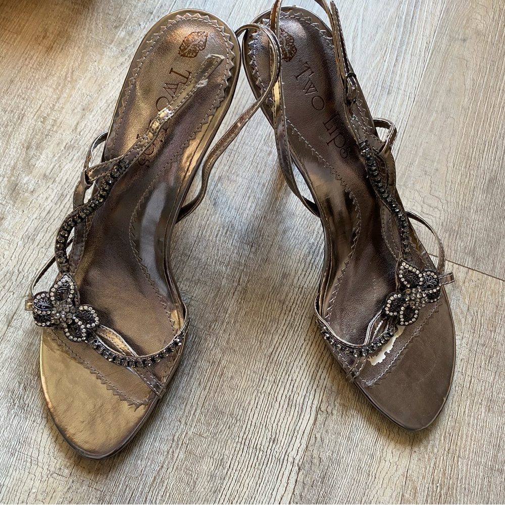 Beautiful Metallic High Heels
